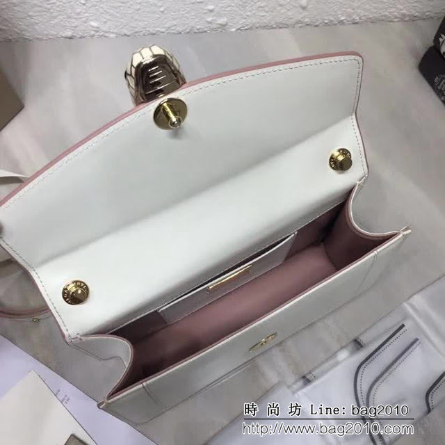 BVLGARI寶格麗 專櫃新款 蛇頭扣環 單層蛇頭包 單肩斜挎包 B39174 FYD1417